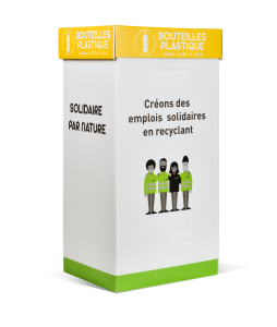 Emballage de collecte de bouteilles plastique